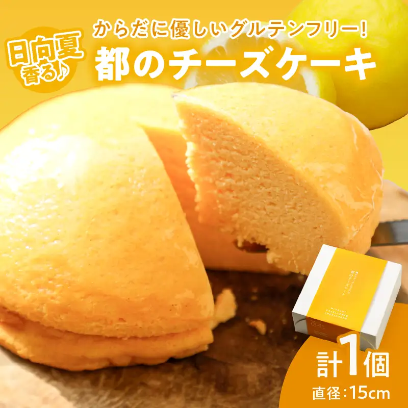 【2週間以内発送】農の都で生まれた「都のチーズケーキ」計1個 スイーツ 洋菓子 国産_T038-0097